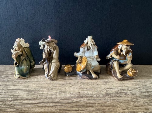 Vintage antique chinese - vintage, mudmen