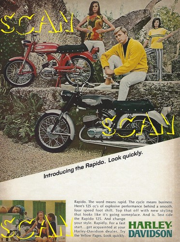 1967 harley davidson rapido - harley,