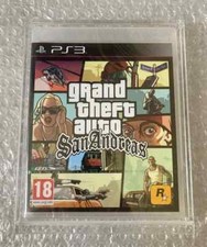 BRAND NEW SEALED GRAND THEFT AUTO SAN ANDREAS PLAYSTATION 3 PS3 + DISPLAY CASE