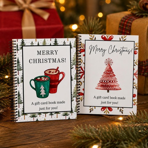 Christmas card gift book - christmas,