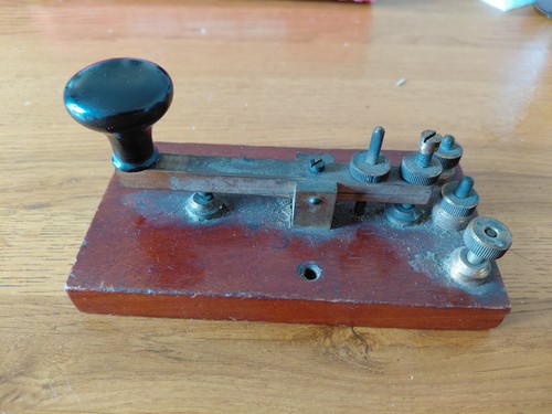 Vintage morse code key - vintage,