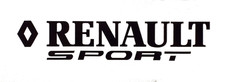 2 x RENAULT SPORT CAR STICKERS