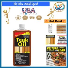 Golden Teak Oil 16 Oz Sealer