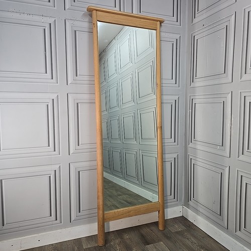 Solid oak cheval - cheval, mirror