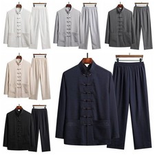 Men Chinese Tang Suit Tai Chi