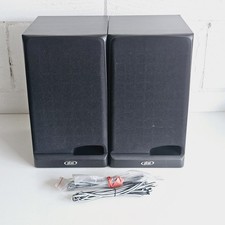 Eltax Digital Line 1621 80 Watt Hifi Bookshelf Speakers Black - Tested Working