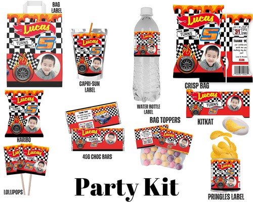 Personalised hot wheels party - personalised,
