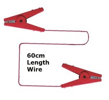 CROCODILE CLIP CONNECTORS Red