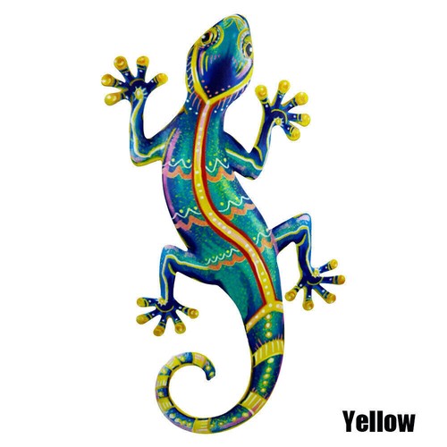 Colourful gecko metal lizard - metal,