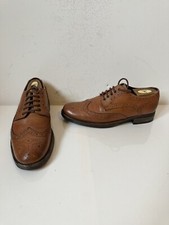 John Rocha Brogue Leather Shoes Size UK 8 EU 42