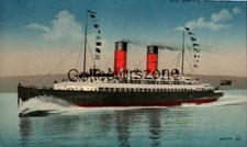 Isle Of Man Steam Packet Co Ferry TS Ben My Chree Printed Postcard 1908-17