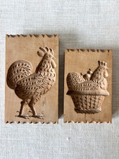 2 Vintage German Wood