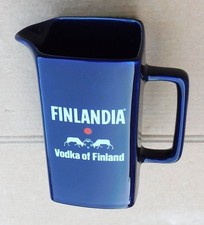Finlandia Vodka Glazed Water Jug by WADE. 32 fl. oz. approx. Alcohol Drink.
