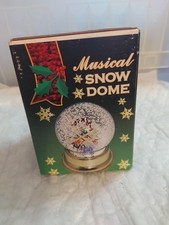 Musical Snow Globe Vintage