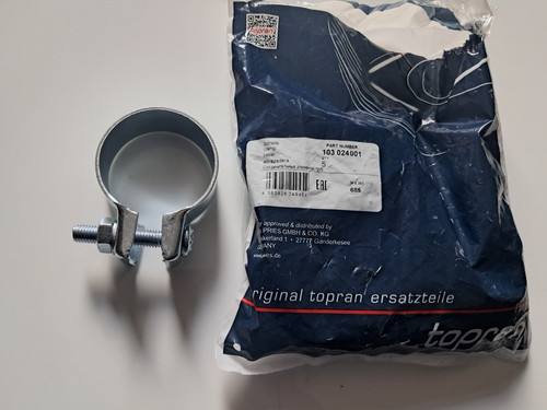 5mm exhaust clamp for - 59.5mm,