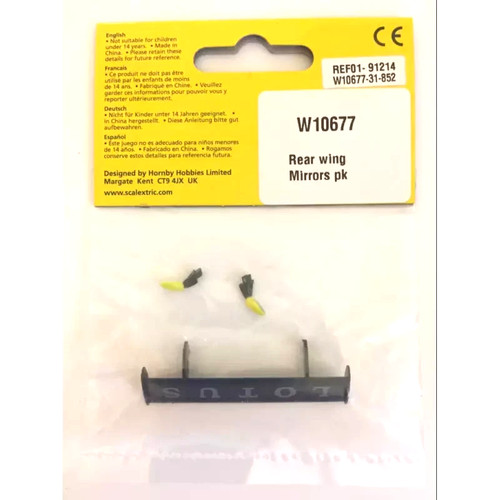 Scalextric rear wing spoiler - rear, &