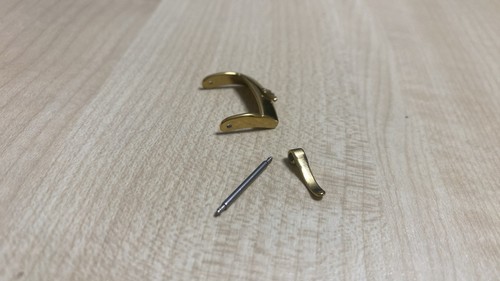 18mm yellow gold plated - gold, buckle