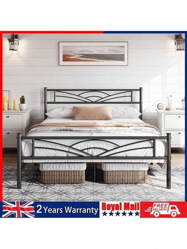 Metal bed frame double - frame, 4ft6