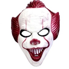 Pennywise Scary Clown  Mask Creepy Halloween Costume Props Face Mask Adults