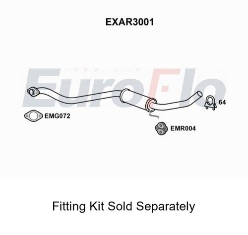 Rear muffler silencer insert - muffler,
