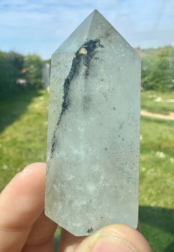 Clear quartz tower - clear,