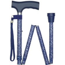 Ladies Blue Paisley Folding