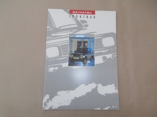Daihatsu sportrak brochure - daihatsu,