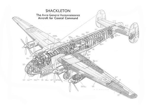 Avro shackleton mk1 cutaway - mk1,