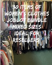 30 items Woman’s Clothes Mixed Sizes Bulk Job Lot Bundle  Mixed Brands  Grade A
