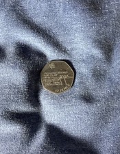 2012 London Olympics 50p coin Rowing  circulated.
