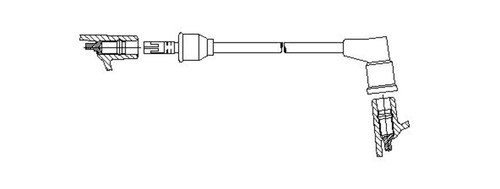 Ignition cable fits - vw, austin