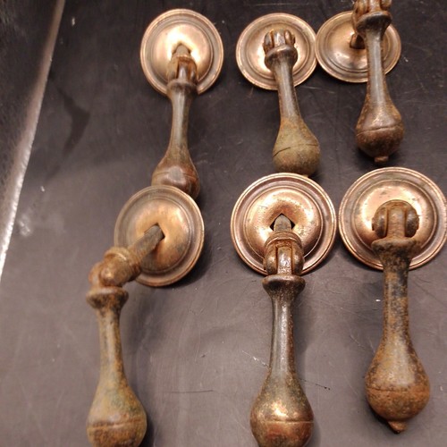 Antique set metal - set, 6