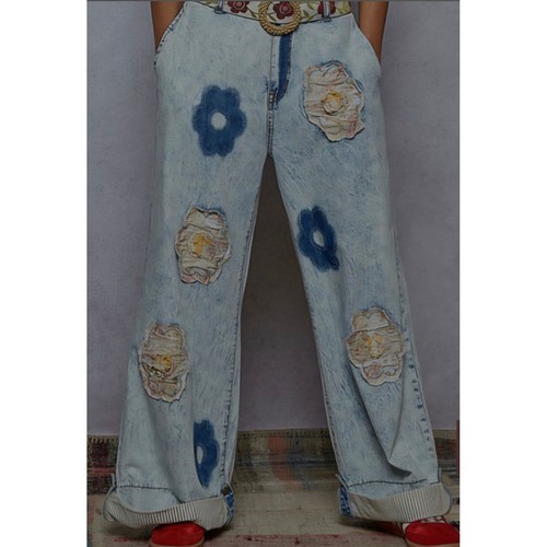 Pol floral patchwork wide - patchwork,
