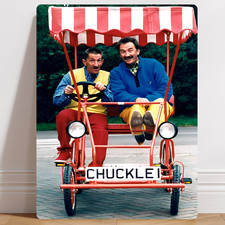 ChuckleVision Chuckle Brothers Aluminium Metal Sign Wall Art Poster Gift