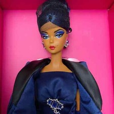Barbie Blue Sapphire 65th Anniversary Fashion Model Silkstone 2024 NRFB