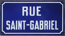 Old French enamel street sign