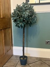 Large Indoor Artificial House Plant 120cm 4ft Tall in Pot Green Garden Decor