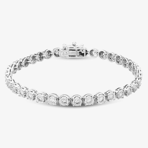 9ct white gold - gold, 2.00ct