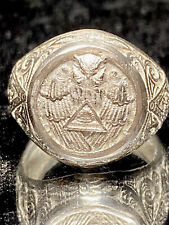 Masonic Ring SZ 11 Sterling