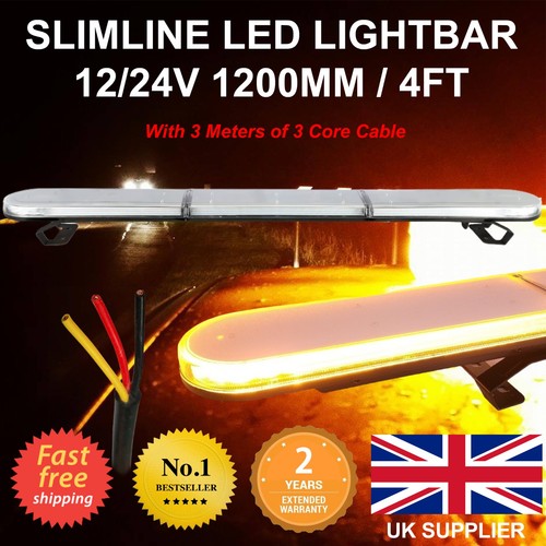 Amber beacon light bar - light, led