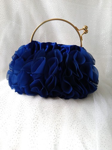 Royal blue evening clutch - royal,