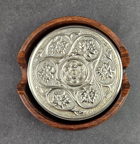Vintage silver plated - plated, coaster