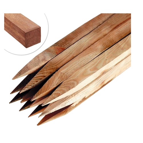 Natural wooden garden stakes - garden,