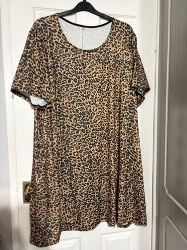 Ladies animal print dress size - animal,