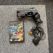 Time Crisis 2 and 4Gamers Gun for Playstation 2 PS2 GC Namco Tested & Working