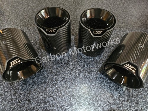 Bmw exhaust tips carbon - exhaust,
