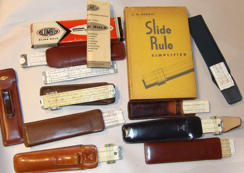 Vintage pocket size slide - pocket, rule