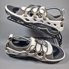 Merrell Sandals Womens Size 7 Hydro Classic White Grey Black Casual Outdoor 