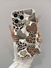 Leopard Print Heart Phone Case