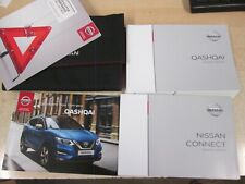 NISSAN QASHQAI OWNERS HANDBOOK 2017-2021  AND WALLET+ SAT NAV ..